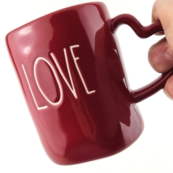 Rae Dunn Artisan Collection Ceramic Coffee Tea Mug White Large Letters LOVE - Picture 7 of 10